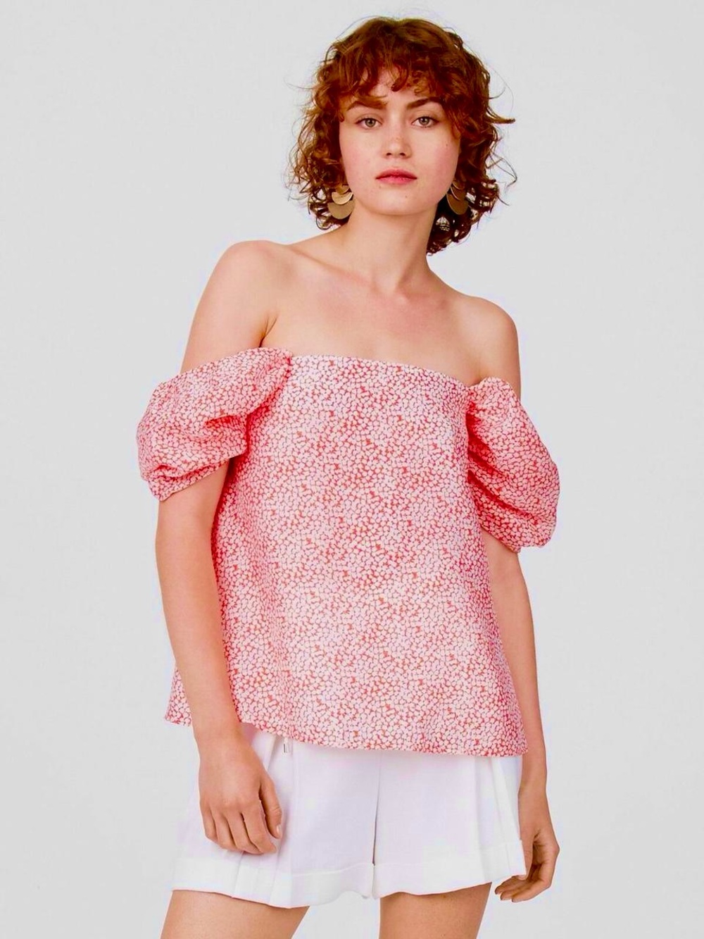 ✨NWT✨✨Club Monaco Puffy Sleeve Chemise Top